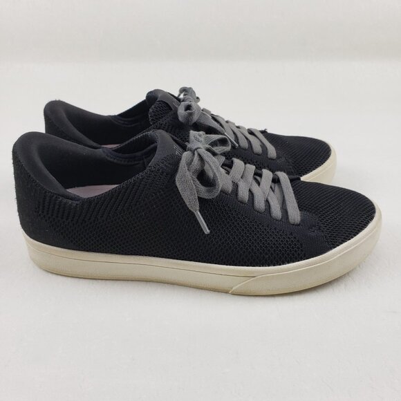 Kizik Irvine Knit Sneaker Women 6.5 Black Hands Free Casual Slip On Lace Up Shoe - Picture 2 of 12